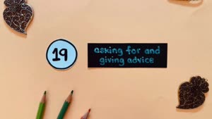 Miniaturansicht - 19/28  |  asking for and giving advice
