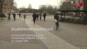 Thumbnail - Studierendenaustausch zwischen der University of North Carolina und der Universität Hamburg - deutsche Version