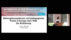 Thumbnail - Aufbrüche in der Pädagogik - Bildungskonzeptionen und pädagogische Praxis in Europa nach 1945 - Zur Einführung