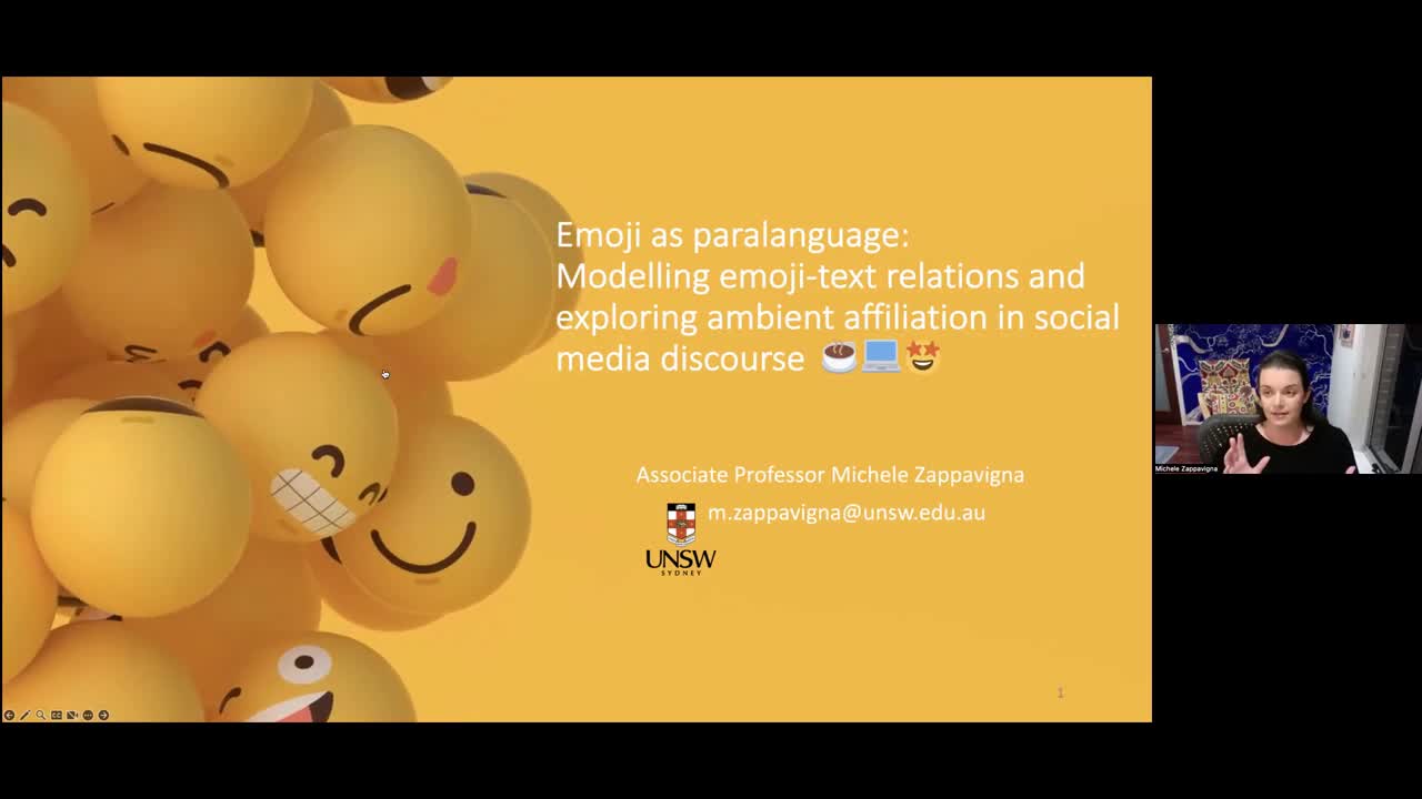 Emoji as paralanguage modelling emoji text relations and exploring