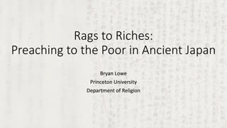 Miniaturansicht - Rags to Riches: Preaching to the Poor in Ancient Japan