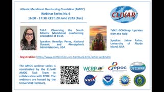 Thumbnail - Recent observational advances from the South Atlantic Meridional Overturning Circulation (SAMOC) initiative & GOHSnap: Updates from the field