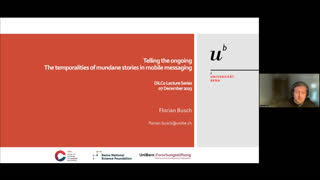Thumbnail - Telling the ongoing: The temporalities of mundane stories in mobile messaging: DiLCo Lecture Series 2023 (7 December)
