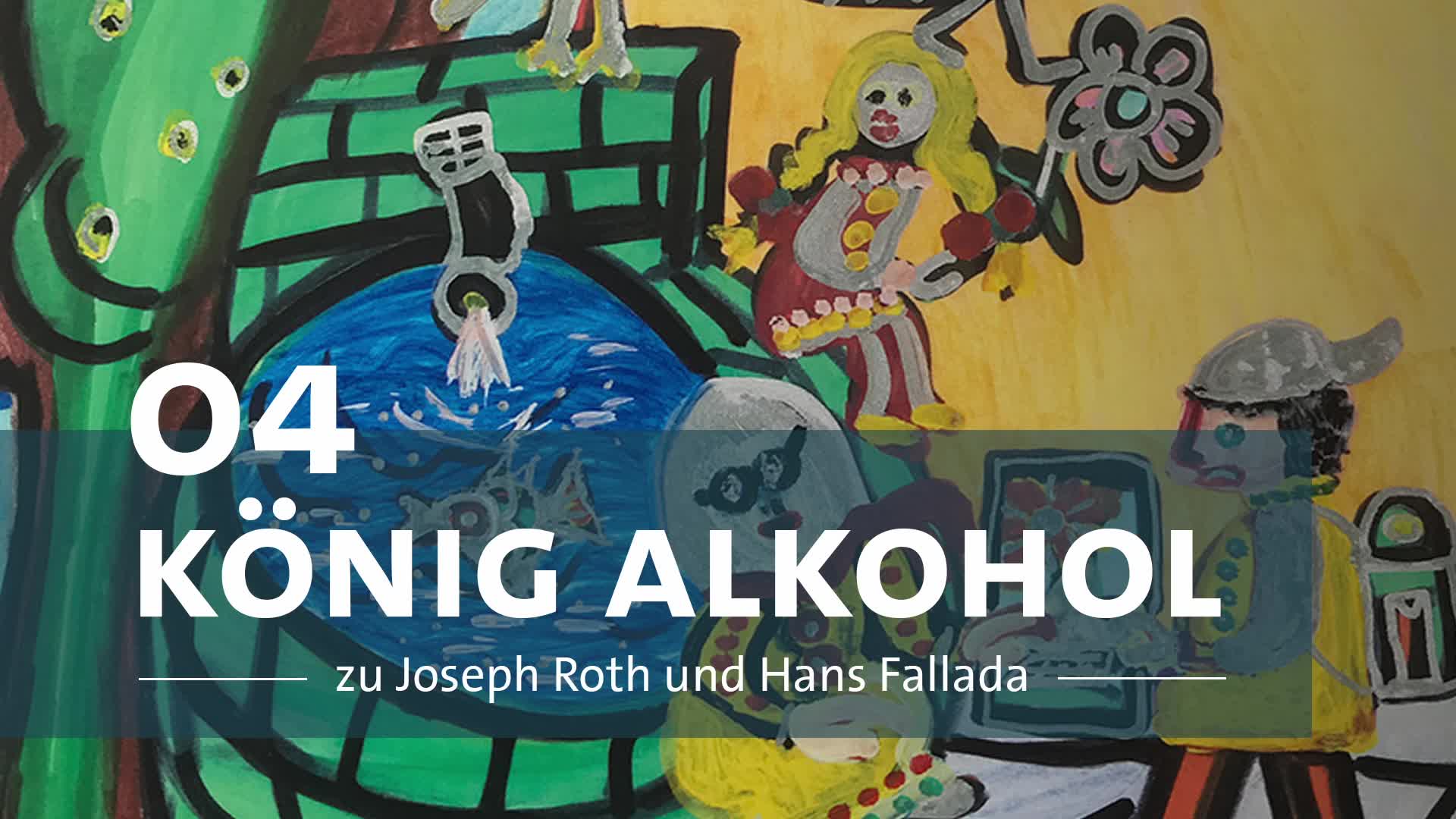 Miniaturansicht - "König Alkohol" - zu Joseph Roth und Hans Fallada