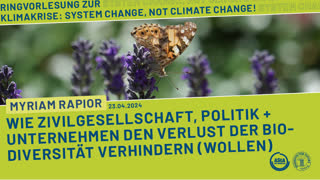 Thumbnail - Wie Zivilgesellschaft, Politik + Unternehmen den Verlust der Biodiversität verhindern (wollen)