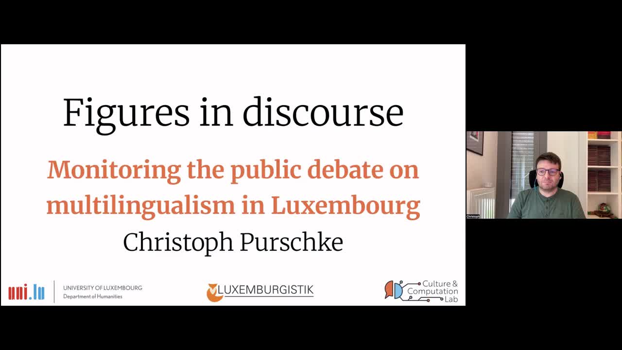 Miniaturansicht - Figures in discourse. Monitoring the public debate on multilingualism in Luxembourg: DiLCo Lecture Series 2024 (25 April)