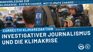 Miniaturansicht - Investigativer Journalismus und Klimakrise