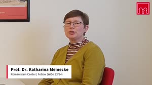 Miniaturansicht - Interview with Prof. Dr. Katharina Meinecke (Universität Leipzig, Universität des Saarlandes))