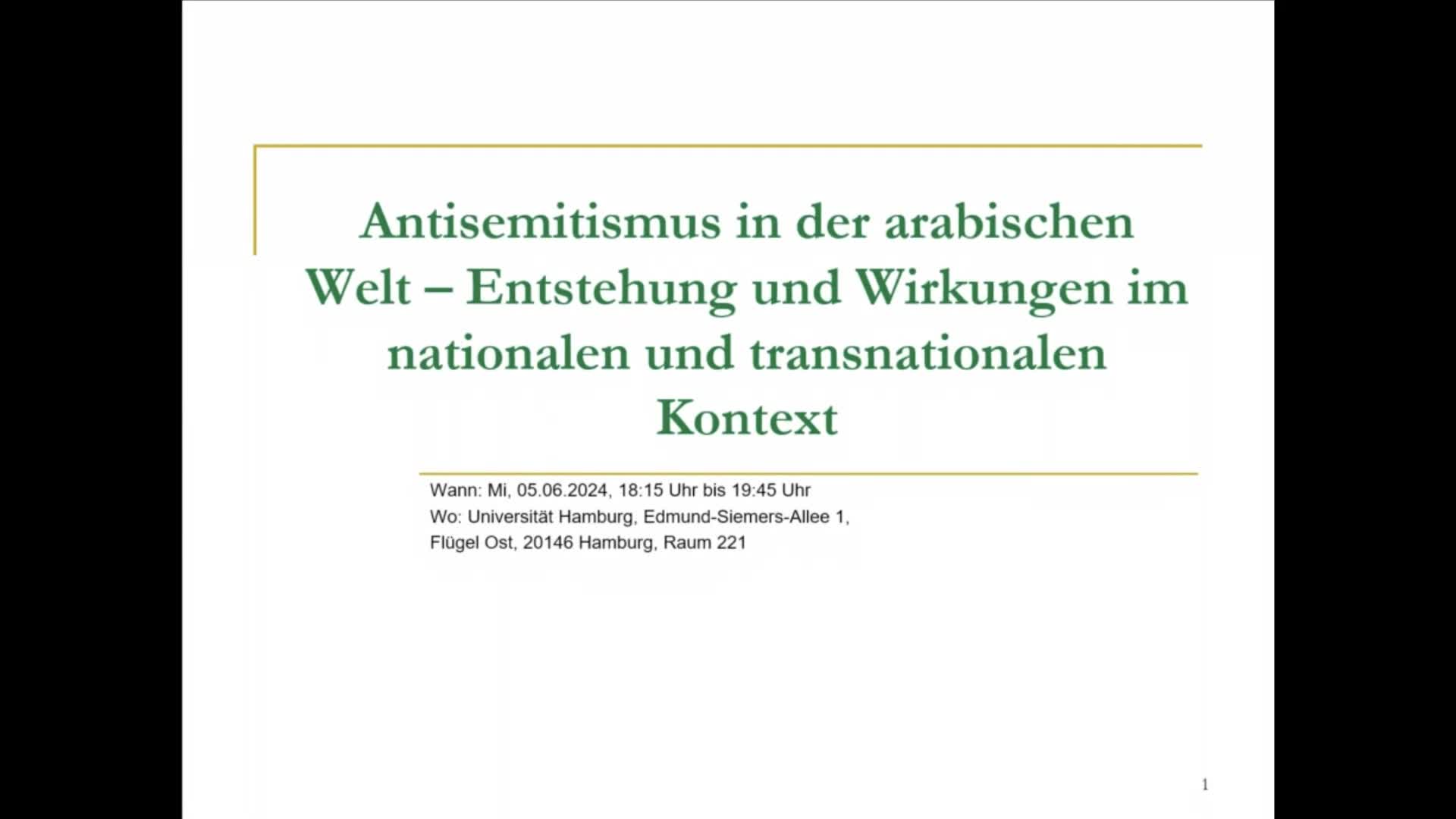 Miniaturansicht - Antisemitismus in der arabischen Welt – Entstehung und Wirkungen im nationalen und transnationalen Kontext