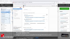 Thumbnail - Anlegen von Publikationen manuell im Forschungsinformationssystem