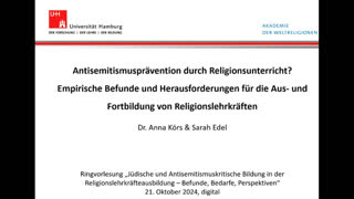 Miniaturansicht - Antisemitismusprävention durch Religionsunterricht? Empirische Befunde und Herausforderungen für die Aus- und Fortbildung von Religionslehrkräften - Teil I