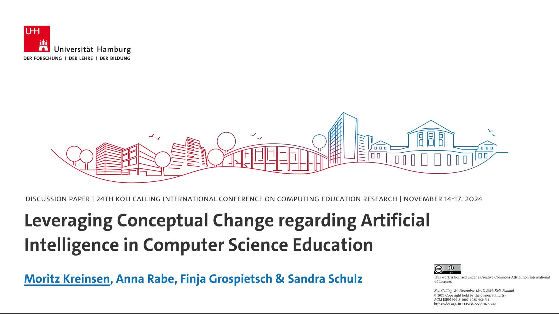 Miniaturansicht - Leveraging Conceptual Change regarding Artificial Intelligence in Computer Science Education