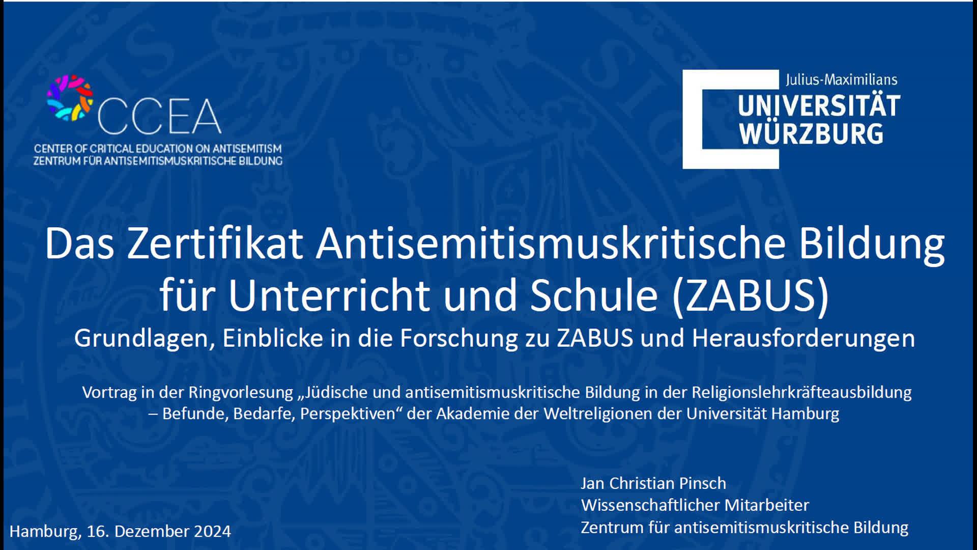 Thumbnail - Das Zertifikat Antisemitismuskritische Bildung für Unterricht und Schule (ZABUS). Grundlagen, Einblicke in die Forschung zu ZABUS und Herausforderungen