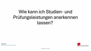 Miniaturansicht - Video 17: Wie kann ich Studien- und Prüfungsleistungen anerkennen lassen?
