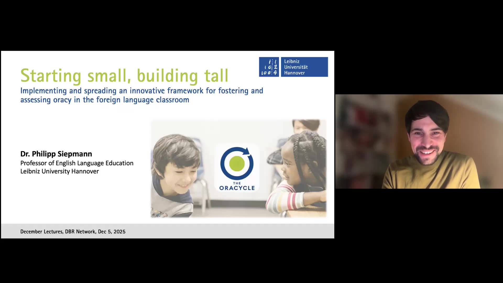 Miniaturansicht - Starting small, building tall: Implementing and spreading an innovative framework for fostering and assessing oracy in the foreign language classroom