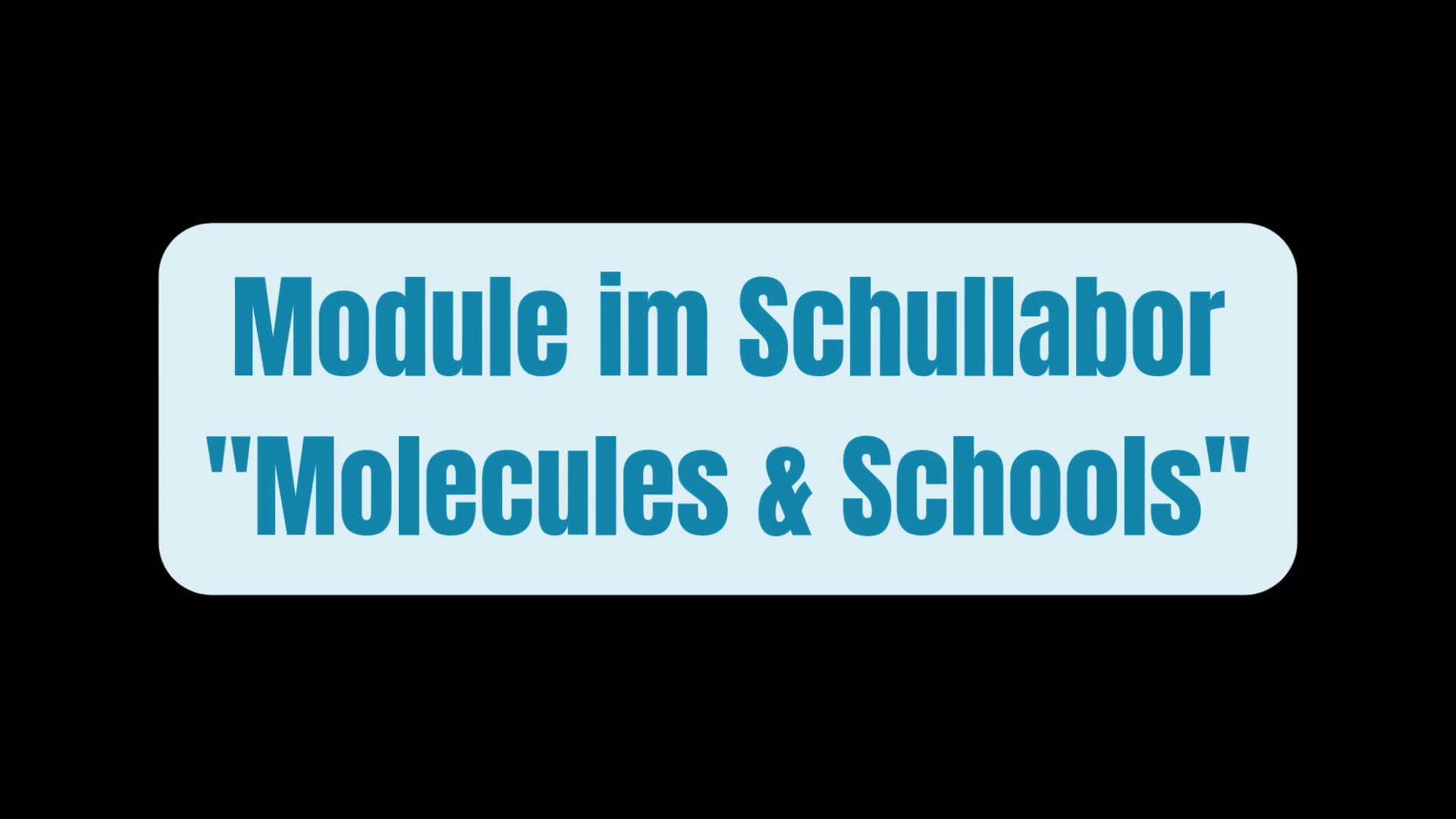 Miniaturansicht - Chemie-Schullabor Molecules & Schools