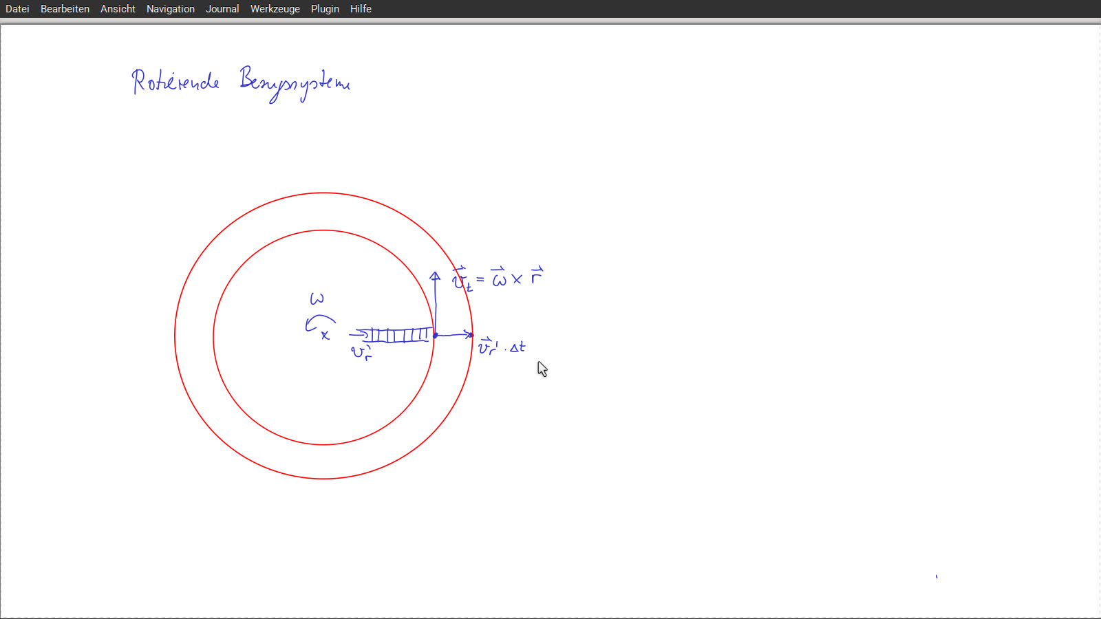 Miniaturansicht - Coriolis-Beschleunigung: Warum \( 2 v \omega\)?