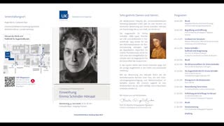 Miniaturansicht - Einweihung des Emma Schindler Hörsaals im Universitätsklinikum Hamburg-Eppendorf