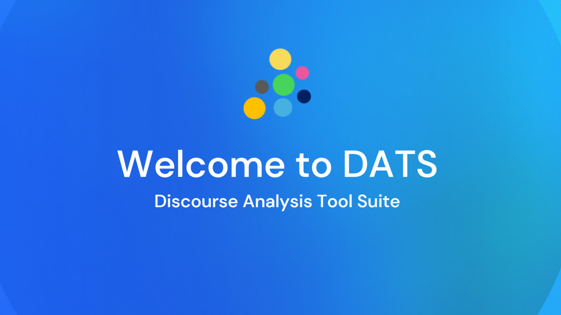 Miniaturansicht - DATS - The All-In-One & Open Source - Discourse Analysis Tool Suite