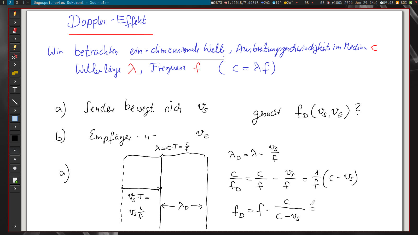 Thumbnail - Blatt 11: Doppler-Effekt - Sirene bewegt sich