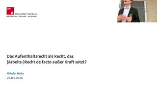Miniaturansicht - Das Aufenthaltsrecht als Recht, das (Arbeits-)Recht de facto außer Kraft setzt?