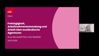 Miniaturansicht - Freizügigkeit, Arbeitnehmerentsendung und Arbeit über ausländische Agenturen