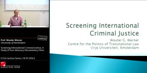 Miniaturansicht - Screening International Criminal Justice
