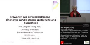 Miniaturansicht - Antworten aus der feministischen Ökonomie auf die globale Wirtschafts- und Finanzkrise