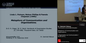 Thumbnail - Dr. Gabriele Faßauer - Metaphors of Communication and Organizations