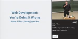 Miniaturansicht - Web Development: You're Doing it Wrong