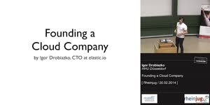 Miniaturansicht - Founding a Cloud Company