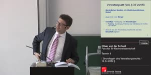 Thumbnail - Grundlagen des Verwaltungsrechts 3. Termin (19.04.2012)