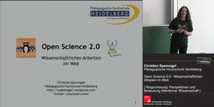 Thumbnail - Open Science 2.0 - Wissenschaftliches Arbeiten im Web