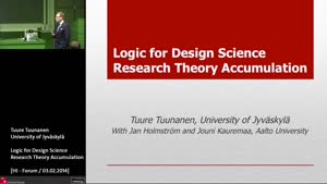 Miniaturansicht - Logic for Design Science Research Theory Accumulation