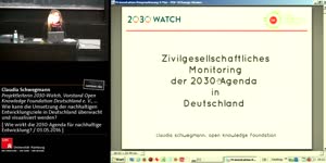 Miniaturansicht - Zivilgesellschaftliches Monitoring der 2030 Agenda in Deutschland
