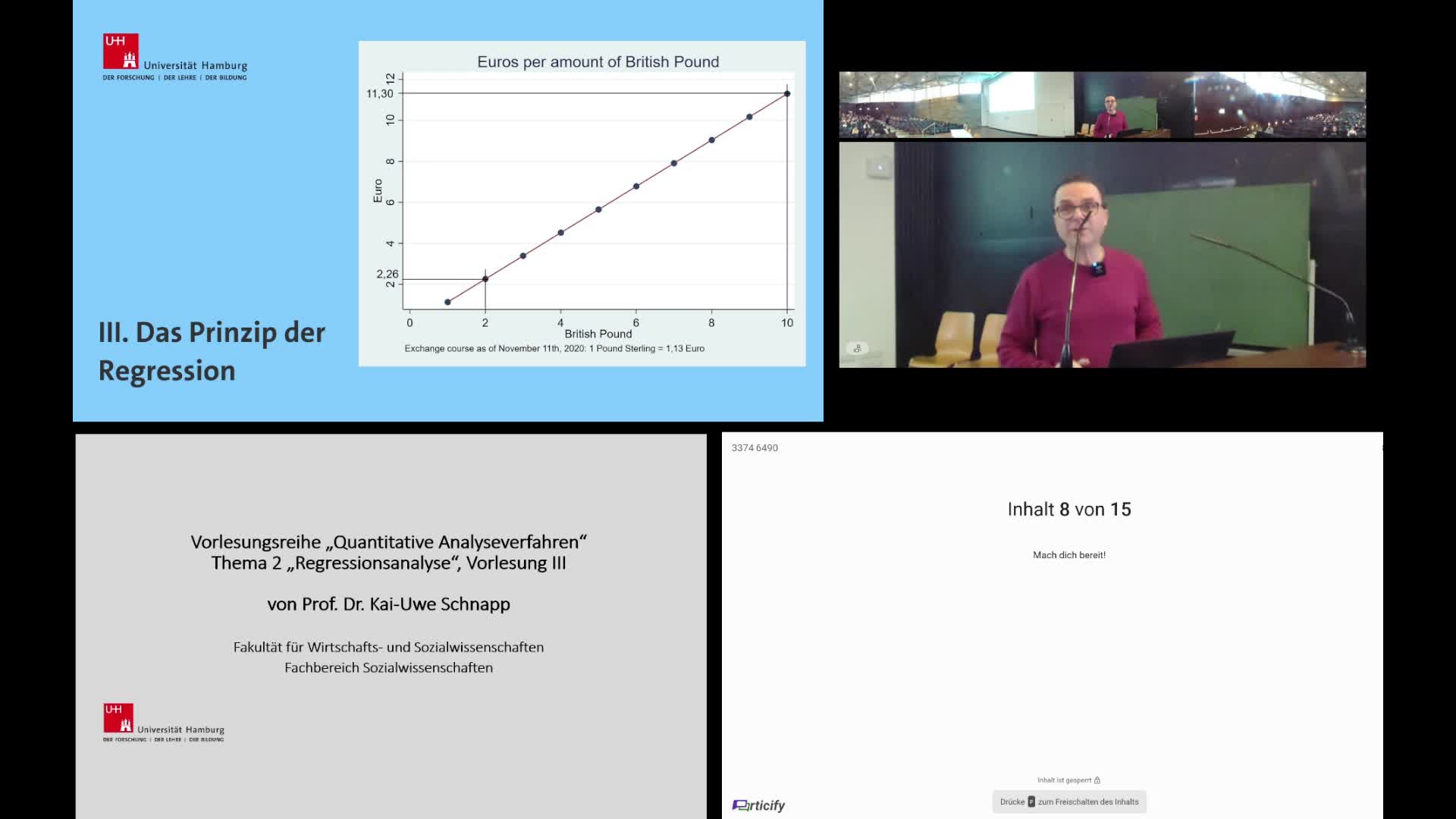 Miniaturansicht - 5. Sitzung: Lineare Regression (Modellannahmen, multivariate Regression)