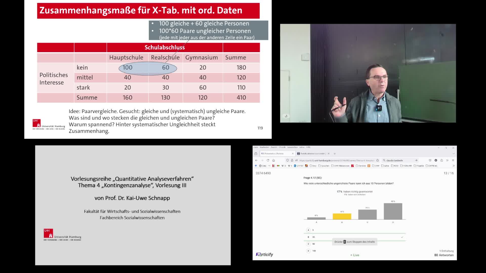 Miniaturansicht - 12. Sitzung: Kreuztabellen (odds, ordinale Daten)