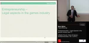 Miniaturansicht - Entrepreneurship - Legal aspects in the game industry (part 1)