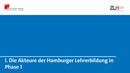 Miniaturansicht - I. Die Akteure der Hamburger Lehrerbildung in Phase 1