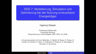 Miniaturansicht - SDG 7: Modellierung, Simulation und Optimierung bei der Nutzung erneuerbarer Energieträger