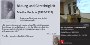Thumbnail - Bildung und Gerechtigkeit: Martha Muchow (1892-1933)