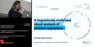 Miniaturansicht - A linguistically-motivated visual analysis of political negotations