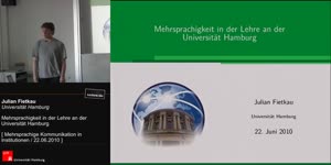 Thumbnail - Mehrsprachigkeit in der Lehre an der Universität Hamburg