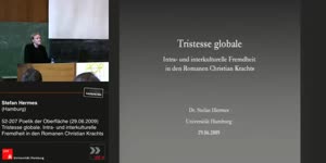 Thumbnail - Tristesse globale. Intra- und interkulturelle Fremdheit in den Romanen Christian Krachts