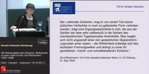 Thumbnail - Die Notwendigkeit der Diaspora. Reflexionen einer deutschen Jüdin im  Exil - Eva Reichmann (1897-1998)