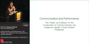 Thumbnail - Communication and Performance: The "Fiesta" as a Medium for the Construction of Colonial Authority and Indigenous Identity in Early Modern Philippines
