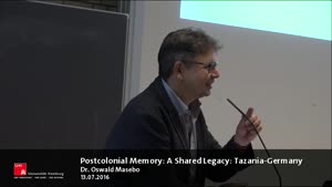 Thumbnail - Postcolonial Memory:A Shared Legacy: Tanzania-Germany