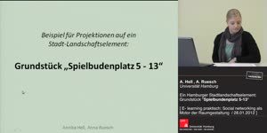 Miniaturansicht - Ein Hamburger Stadtlandschaftselement:  "Spielbundenplatz 5-13"