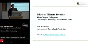 Thumbnail - Ethics and Climate Security