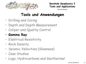 Thumbnail - Bohrlochgeophysik I, Teil 2a